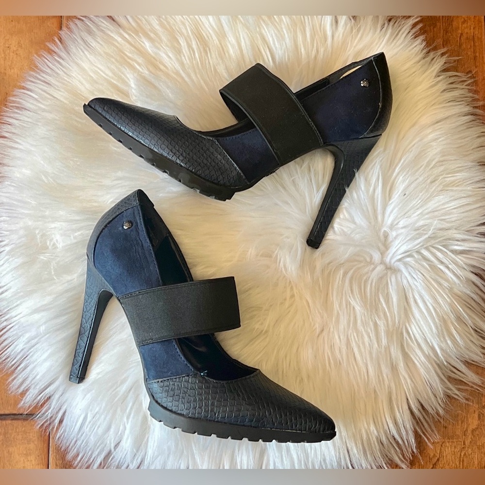 Simply Vera Vera Wang Women's Stretch Mary Jane Platform High Heels Size 7